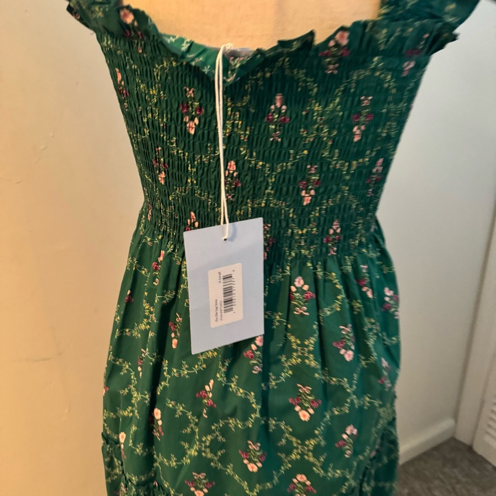 Hill House Green Floral Maxi Dress - Picture 5 of 9